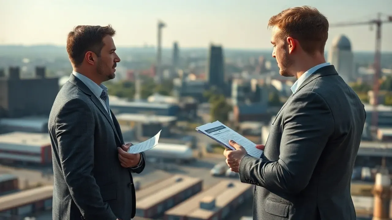An elevated view across a site relevant to Strategy consulting near Manchester